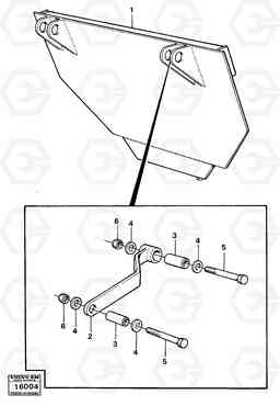 12368 Extra flap 98492 861 861, Volvo Construction Equipment