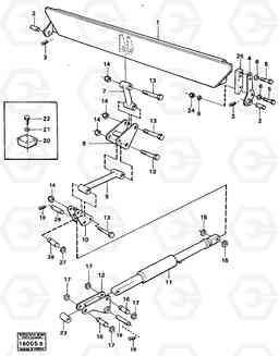 21854 Rear flap, mechanical A25 VOLVO BM VOLVO BM A25, Volvo Construction Equipment