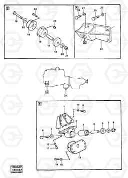 90839 Engine mounting 5350 5350, Volvo Construction Equipment