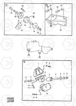 86518 Engine mounting A25 VOLVO BM VOLVO BM A25, Volvo Construction Equipment