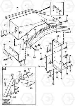 84758 Mudguards and splash guard 5350 5350, Volvo Construction Equipment