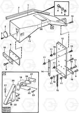 88398 Mudguards and splash guard A25 VOLVO BM VOLVO BM A25, Volvo Construction Equipment