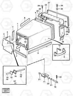 2129 Engine hood tillv nr -1138 5350 5350, Volvo Construction Equipment