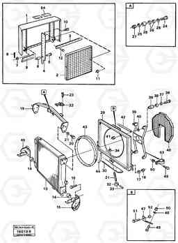 94860 Radiator, fitting A25 VOLVO BM VOLVO BM A25, Volvo Construction Equipment