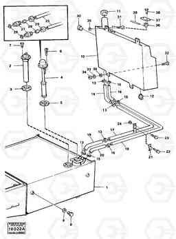 84897 Fuel tank 5350 5350, Volvo Construction Equipment