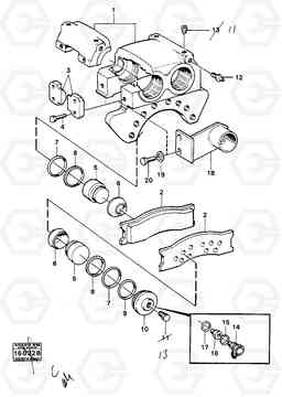 11115 Disc brake 5350 5350, Volvo Construction Equipment