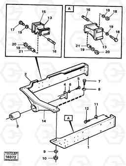 25271 Engine mounting 861 861, Volvo Construction Equipment