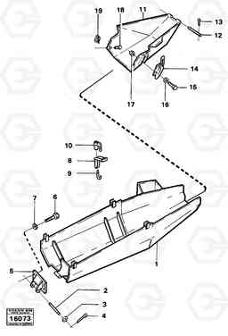 11679 Guard plates tractor 861 861, Volvo Construction Equipment