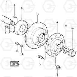 32119 Wheel hub 861 861, Volvo Construction Equipment