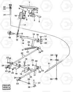 23448 Regulator control 861 861, Volvo Construction Equipment