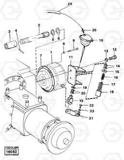 21906 Power take-off with fitting parts and Controls 861 861, Volvo Construction Equipment