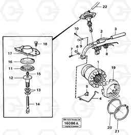 22271 Differential lock 5350B Volvo BM 5350B SER NO 2229 - 3999, Volvo Construction Equipment