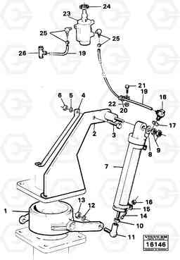 27273 Exhaust brake 861 861, Volvo Construction Equipment