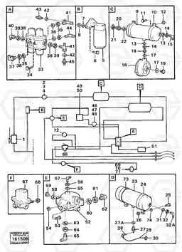 88358 Brake system,tractor units Tillv Nr - 59471 861 861, Volvo Construction Equipment