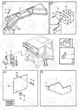 71426 Cover plates and doors 5350B Volvo BM 5350B SER NO 2229 - 3999, Volvo Construction Equipment