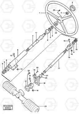 84310 Steering gear A25 VOLVO BM VOLVO BM A25, Volvo Construction Equipment