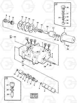 24505 Control valve Tillv Nr 5008 - A25 VOLVO BM VOLVO BM A25, Volvo Construction Equipment