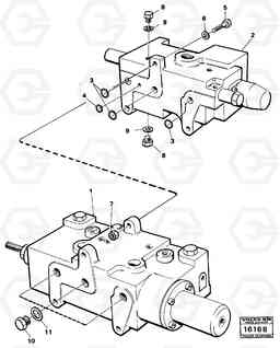 15557 Pilot and tipping valve tillv nr 2124 - 5350 5350, Volvo Construction Equipment