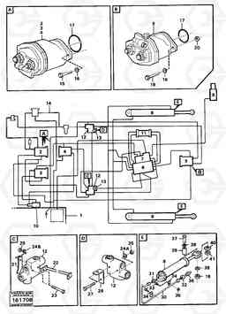 49340 Hydraulic system components 5350B Volvo BM 5350B SER NO 2229 - 3999, Volvo Construction Equipment