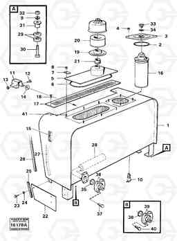 24139 Hydraulic oil tank 861 861, Volvo Construction Equipment