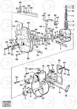 71085 Centrifugal governor 4400 4400, Volvo Construction Equipment