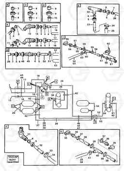 84021 Brake system, pipe work, trailer Tillv Nr - 58455 861 861, Volvo Construction Equipment