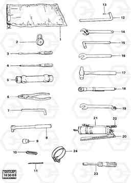 52131 Tools 98975 861 861, Volvo Construction Equipment