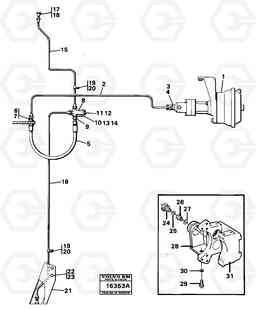 22019 Hydraulic system rear Tillv.nr -1721 4500 4500, Volvo Construction Equipment