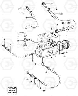 83498 Air-compressor with fitting parts 4500 4500, Volvo Construction Equipment