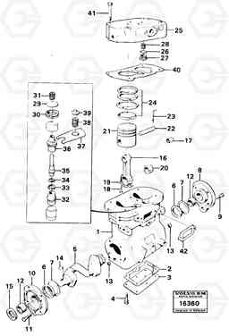 11413 Air compressor 4600 4600, Volvo Construction Equipment
