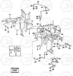 30756 Fuel pipes fuel injection, Fuel Filter 4500 4500, Volvo Construction Equipment