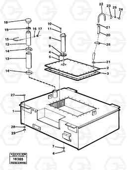 77678 Fuel tank 4500 4500, Volvo Construction Equipment