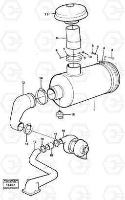 75955 Inlet system 4500 4500, Volvo Construction Equipment