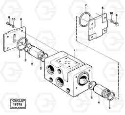 17747 Valve section 4500 4500, Volvo Construction Equipment