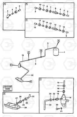 22013 Differential lock pneumatic system 4500 4500, Volvo Construction Equipment