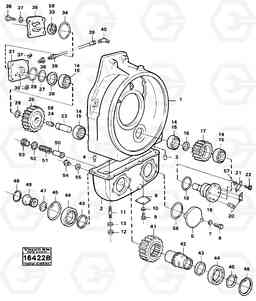 96802 Pump drive 5350 5350, Volvo Construction Equipment