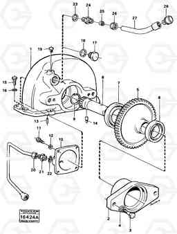 32136 Pump drive 5350 5350, Volvo Construction Equipment