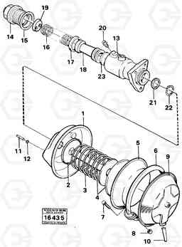 25261 Brake unit 6x6 861 861, Volvo Construction Equipment