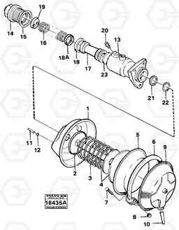 22965 Brake unit 5350B Volvo BM 5350B SER NO 2229 - 3999, Volvo Construction Equipment