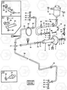 73904 Hydraulic brake system trailer. prod nr 37000 Tillv Nr -1616 5350 5350, Volvo Construction Equipment