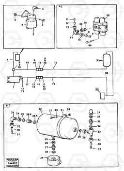 84943 Feed lines prod nr 37000 Tillv Nr -1616 5350 5350, Volvo Construction Equipment