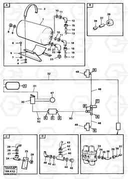 89616 Brake system 2 tillv nr -1616 5350 5350, Volvo Construction Equipment