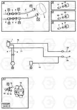 18577 Brake circuit 1, tractor 5350 5350, Volvo Construction Equipment