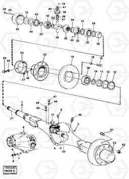 9350 Drive shafs 5350 5350, Volvo Construction Equipment