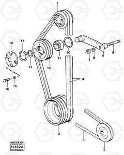 21350 Belt transmission mo 38101- 861 861, Volvo Construction Equipment