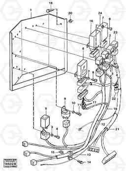 63444 Distribution box,left 5350 5350, Volvo Construction Equipment