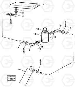 4258 Exhaust-heated body pneumatic system 98697 5350 5350, Volvo Construction Equipment