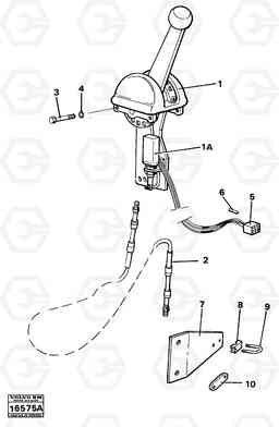 2085 Range selector controls 5350 5350, Volvo Construction Equipment