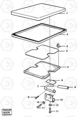 20429 Safety roof hatch 99120 4300 4300, Volvo Construction Equipment