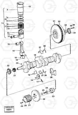 22579 Crankshaft and related parts 4600 4600, Volvo Construction Equipment